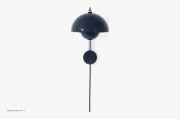 Flowerpot VP8 Wandleuchte, Steel Blue | &Tradition