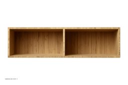 ATBO Halv hallway reol 18 x 70 med mellemside, 30 cm, Bambus klar olie