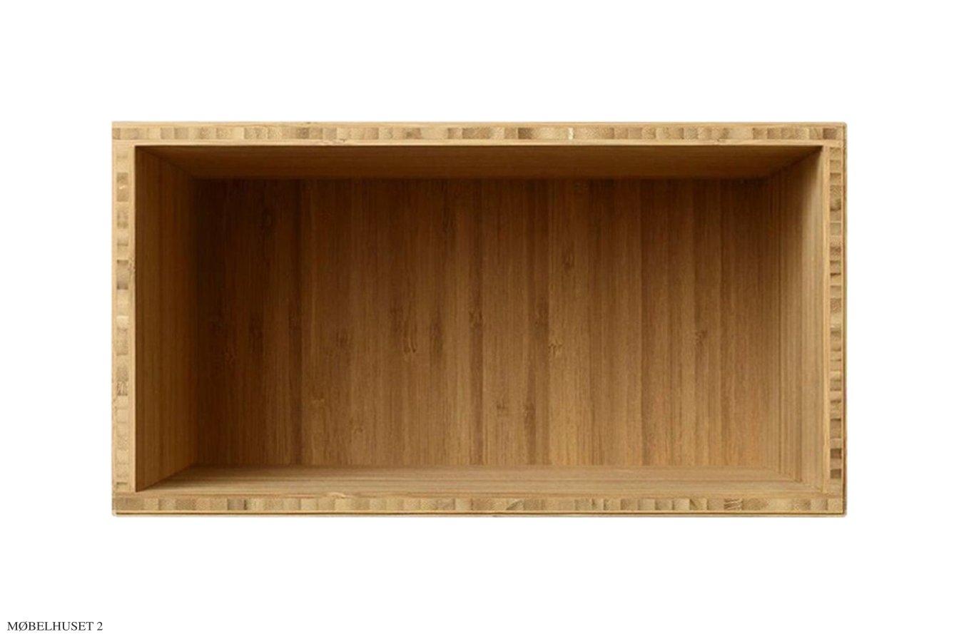 ATBO Kvart hallway reol 18 x 35, 30 cm, Bambus klar olie
