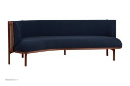 RF1903 Sideways Sofa, Walnuss ge�lt, Baru, Baru 0780, Links | Carl Hansen & S�n