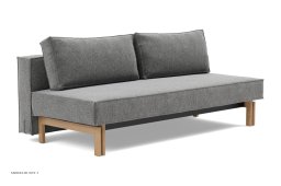 Sly sovesofa, Sly Wood – egetr�sben, Twist Charcoal 563 | Innovation Living