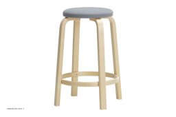 Bar Stool 64 | Farbe, Birke/Stoff Tonus, �52 x H65 cm | Artek