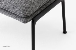 Muno LN20 Bank, Warm Black, Hallingdal 0126 | &Tradition