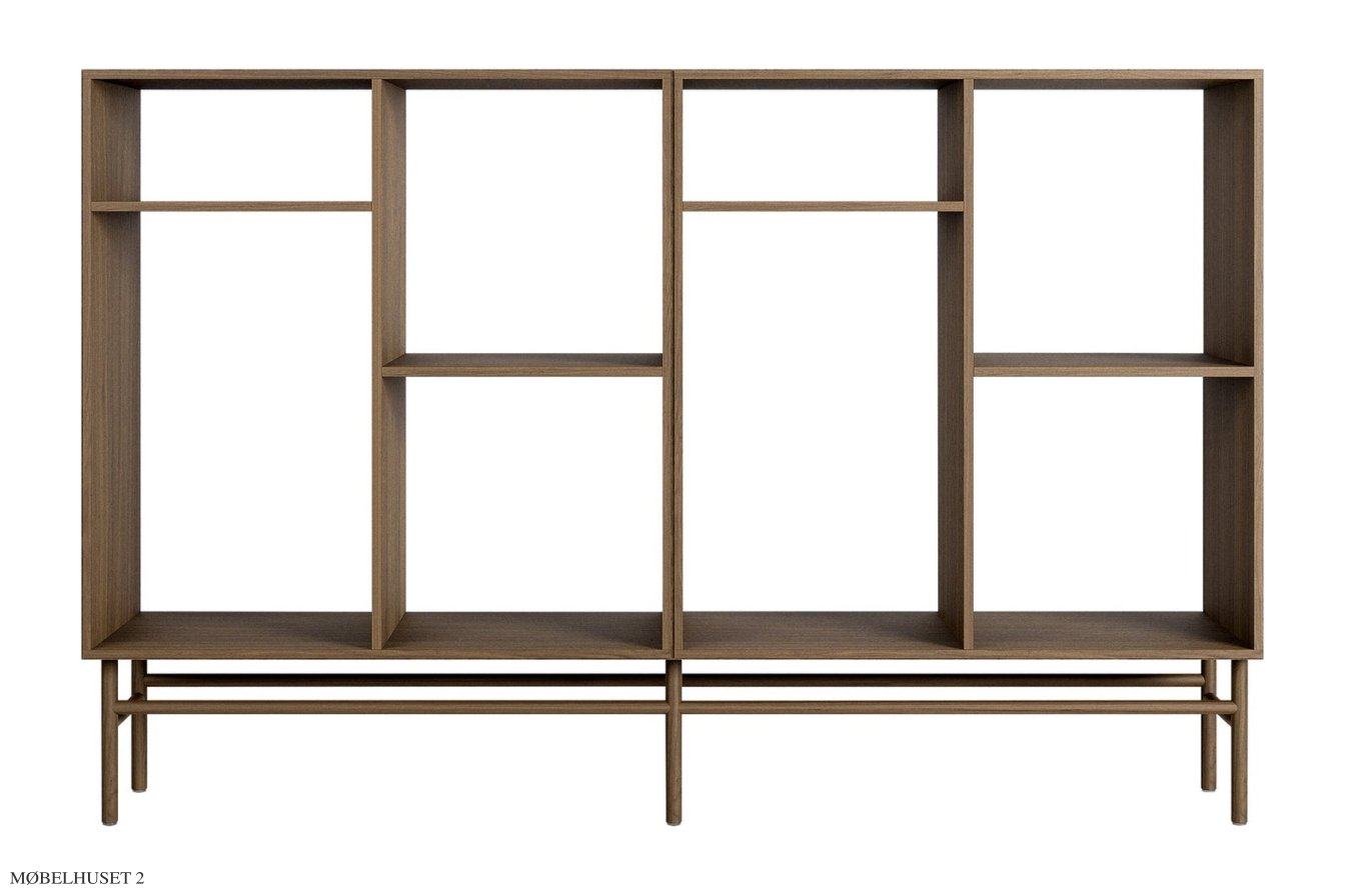 ATBO Rumdeler 2x1H 90 x 140, Valn�d mat lak