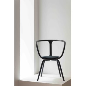 Cocoon Spisebordsstol | Sort | ATBO | Kevin Hviid