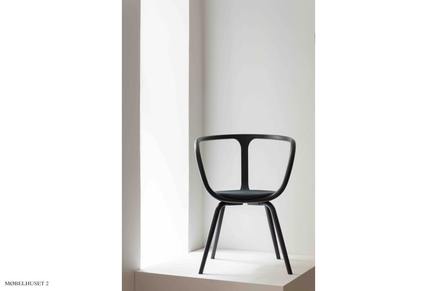 Cocoon Spisebordsstol | Sort | ATBO | Kevin Hviid