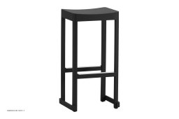 Atelier Bar Stool Barhocker, Buche schwarz lackiert, H75 cm | Artek