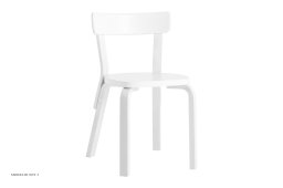 Chair 69 spisebordsstol, Hvidlakeret | Artek