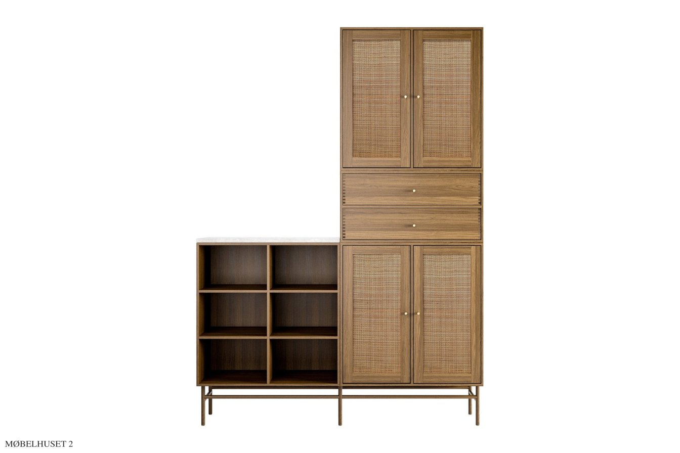 ATBO Garderobe 195 x 140, Valn�d klar olie