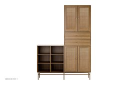 ATBO Garderobe 195 x 140, Valn�d klar olie