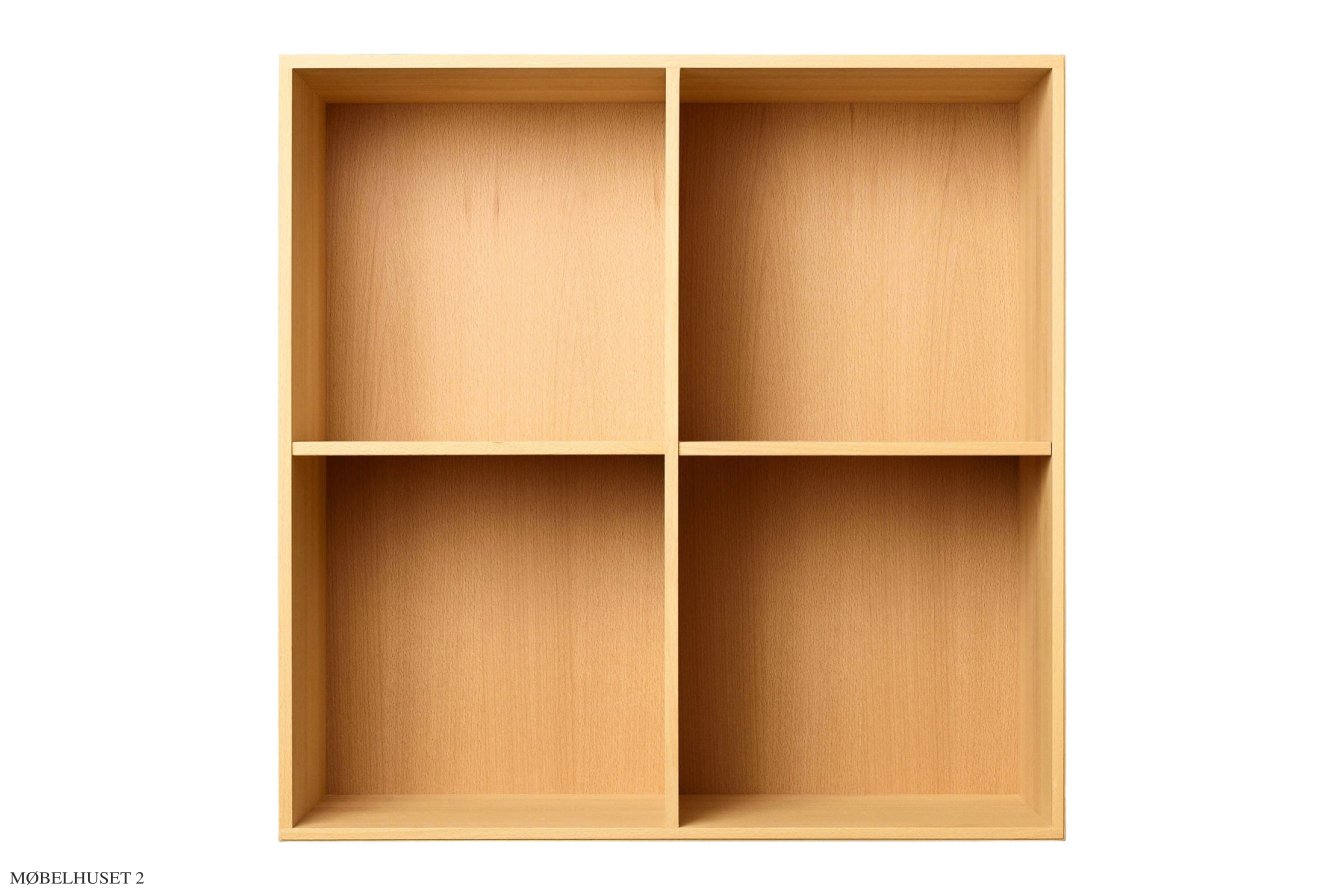 ATBO Reol 70 x 70, Lodret mellemside, 21 cm, B�g klar olie