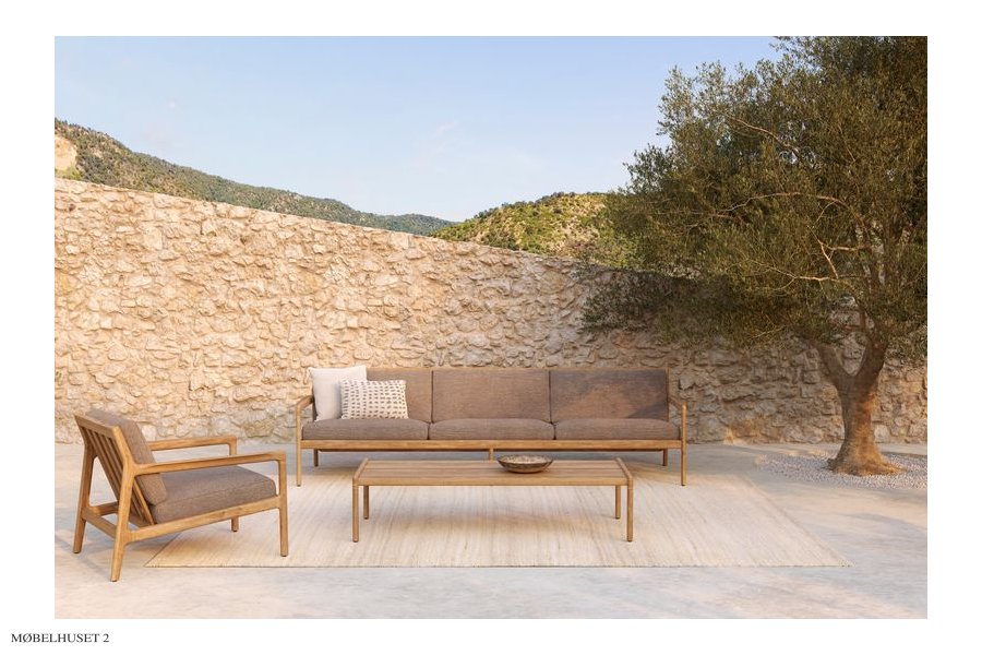 Jack Outdoor 3-Pers. Sofa | Ethnicraft Mocha