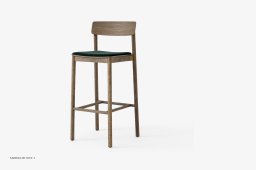 Betty TK14 & TK17 Theken- und Barstuhl, TK17 - Barstuhl, Eiche ger�uchert ge�lt, Gentle 0973 | &Tradition