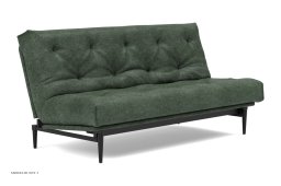 Colpus Schlafsofa, Schwarze Eiche / schwarzes Metall, Avella Pine Green 281 | Innovation Living