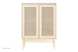 ATBO Konsol lille 90 x 70, 34,5 cm, Ask mat lak
