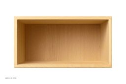 ATBO Kvart hallway reol 18 x 35, 21 cm, B�g klar olie