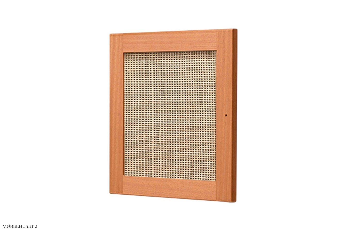 ATBO Kleine T�r, Rattan, Mahagoni matt lackiert