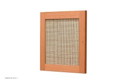 ATBO Kleine T�r, Rattan, Mahagoni matt lackiert