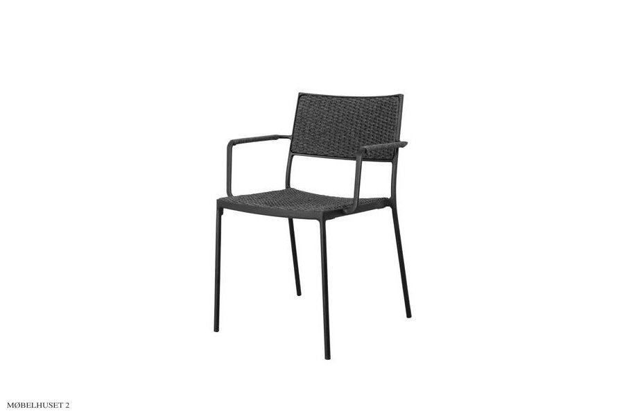 Less Stuhl m/Armlehne, stapelbar | Cane-line | Outdoor
