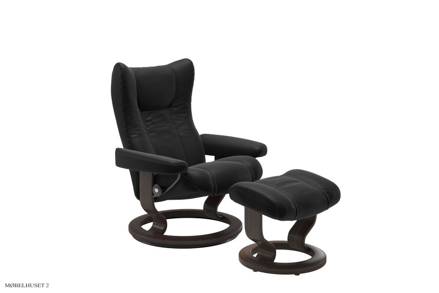 Stressless Wing Classic med skammel