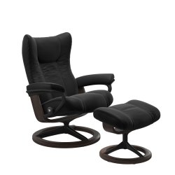 Stressless Wing Signature stol med skammel