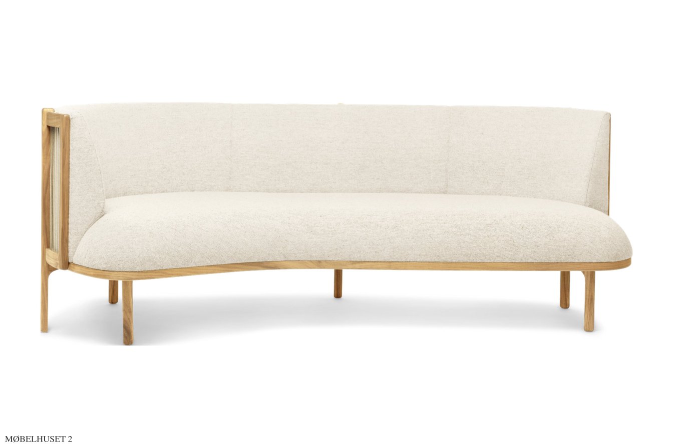 RF1903 Sideways Sofa, Eiche ge�lt, Hallingdal, Hallingdal 100, Links | Carl Hansen & S�n