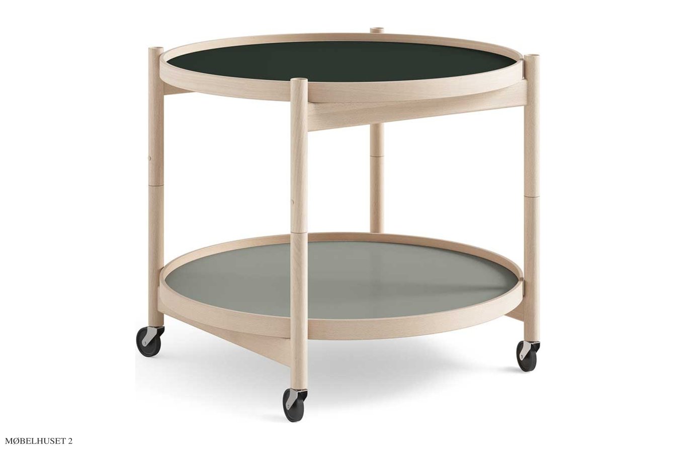 B�lling bakkebord Nano, Modell 60, Buche unbehandelt, Forest – Kiefergr�n/Pastellgr�n | Brdr. Kr�ger