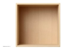 ATBO Viertel-Regal 35 x 35, 21 cm, Buche matt lackiert