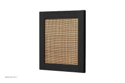 ATBO Kleine T�r, Rattan, Esche schwarz gebeizt
