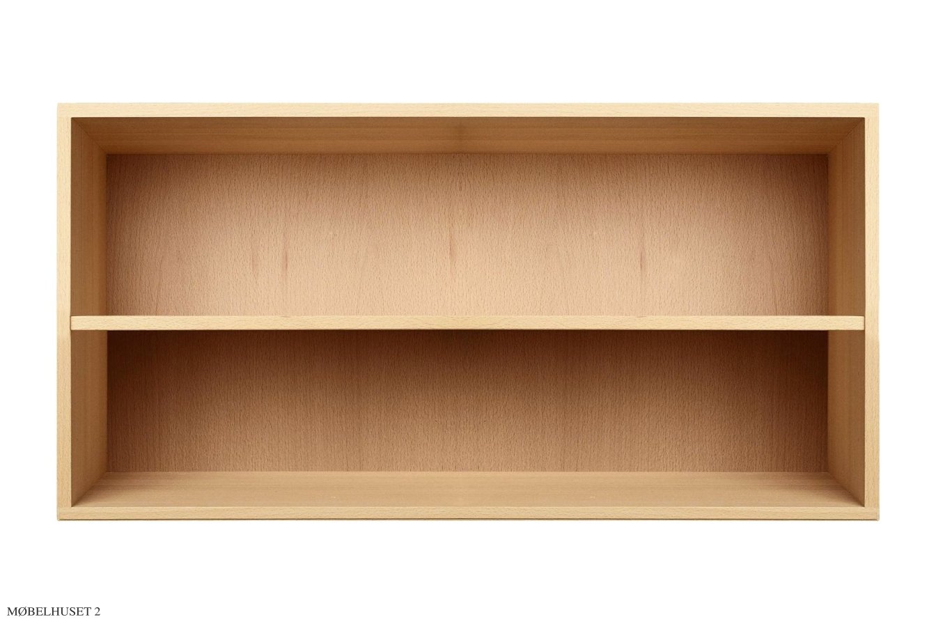 ATBO Halv reol vandret 35 x 70 med hel hylde, 30 cm, B�g mat lak