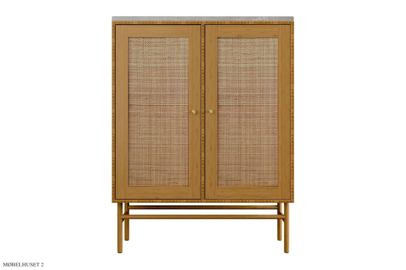 ATBO Konsol lille 90 x 70, 34,5 cm, Bambus klar olie