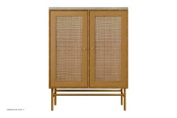 ATBO Konsol lille 90 x 70, 34,5 cm, Bambus klar olie