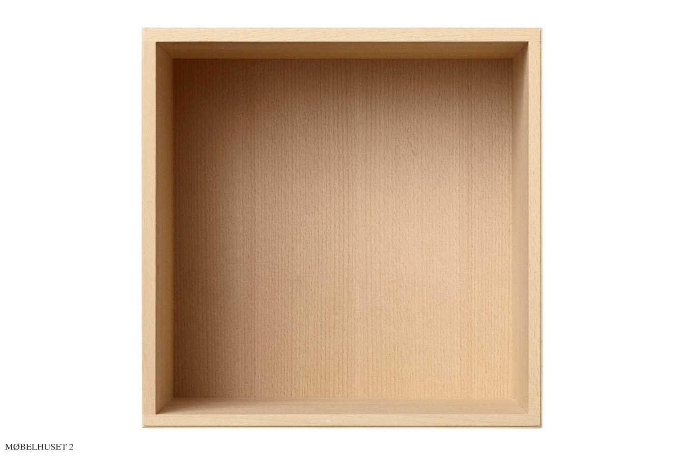 ATBO Viertel-Regal 35 x 35, 30 cm, Buche matt lackiert