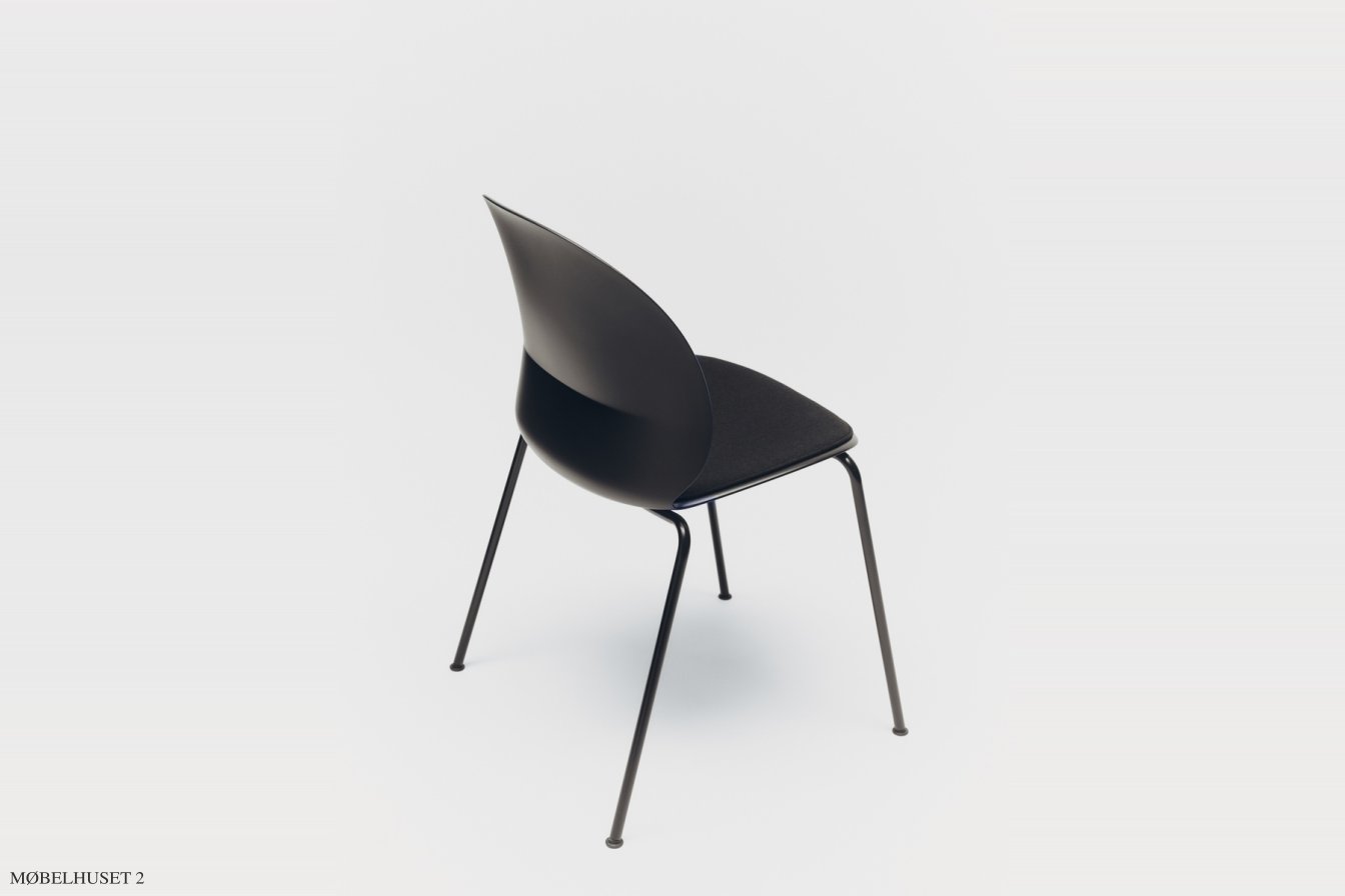 N02 Recycle N02-10 Stuhl, Sitzpolster, Black | Fritz Hansen