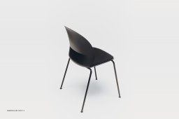 N02 Recycle N02-10 Stuhl, Sitzpolster, Black | Fritz Hansen