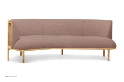 RF1903 Sideways Sofa, Eiche ge�lt, Fiord, Fiord 551, Links | Carl Hansen & S�n