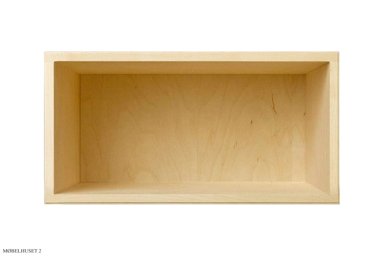 ATBO Kvart hallway reol 18 x 35, 21 cm, Birk klar olie