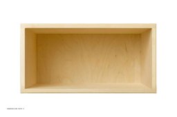 ATBO Kvart hallway reol 18 x 35, 21 cm, Birk klar olie