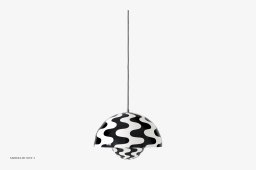 Flowerpot VP7 pendel, Black & White Pattern | &Tradition