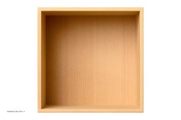 ATBO Viertel-Regal 35 x 35, 30 cm, Buche klar ge�lt