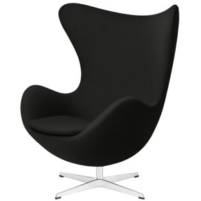 gget, sort Christianshavn stof | Fritz Hansen