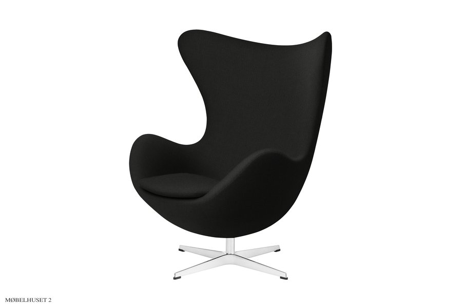 Egg, schwarz Christianshavn Stoff | Fritz Hansen