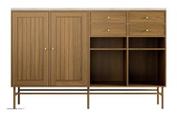 ATBO Konsol 90 x 140, 34,5 cm, Valn�d klar olie