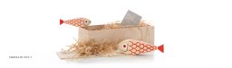 Wooden Dolls Mother Fish &amp; Child