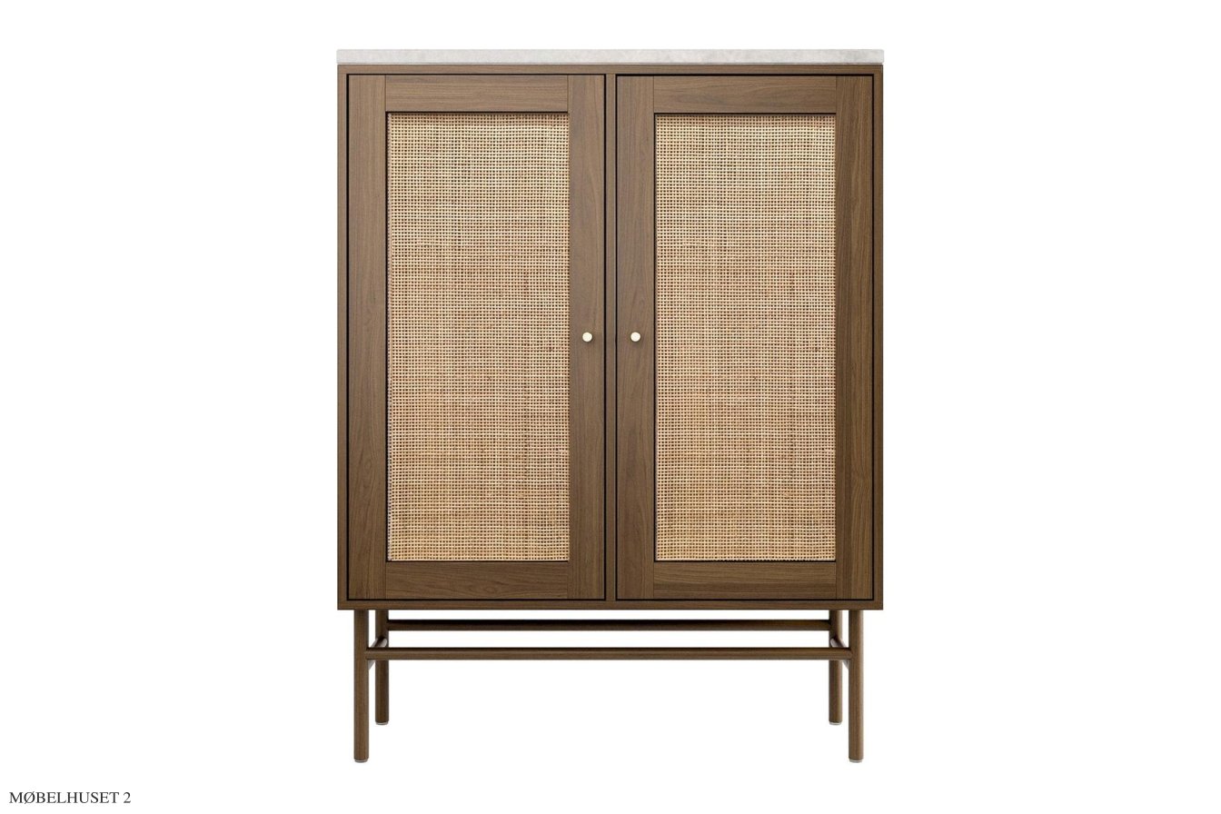 ATBO Konsol lille 90 x 70, 34,5 cm, Valn�d mat lak