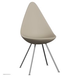 Dr�ben�, Chrom Gestell | Fritz Hansen