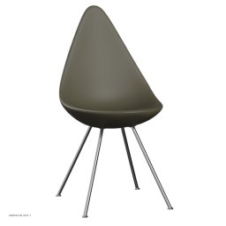 Dr�ben�, Chrom Gestell | Fritz Hansen