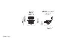 Vitra - Eames Lounge chair og ottoman | Udstillingsmodel