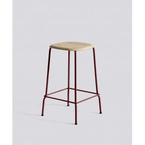 SOFT EDGE 80, NIEDRIG | Rot/Eiche