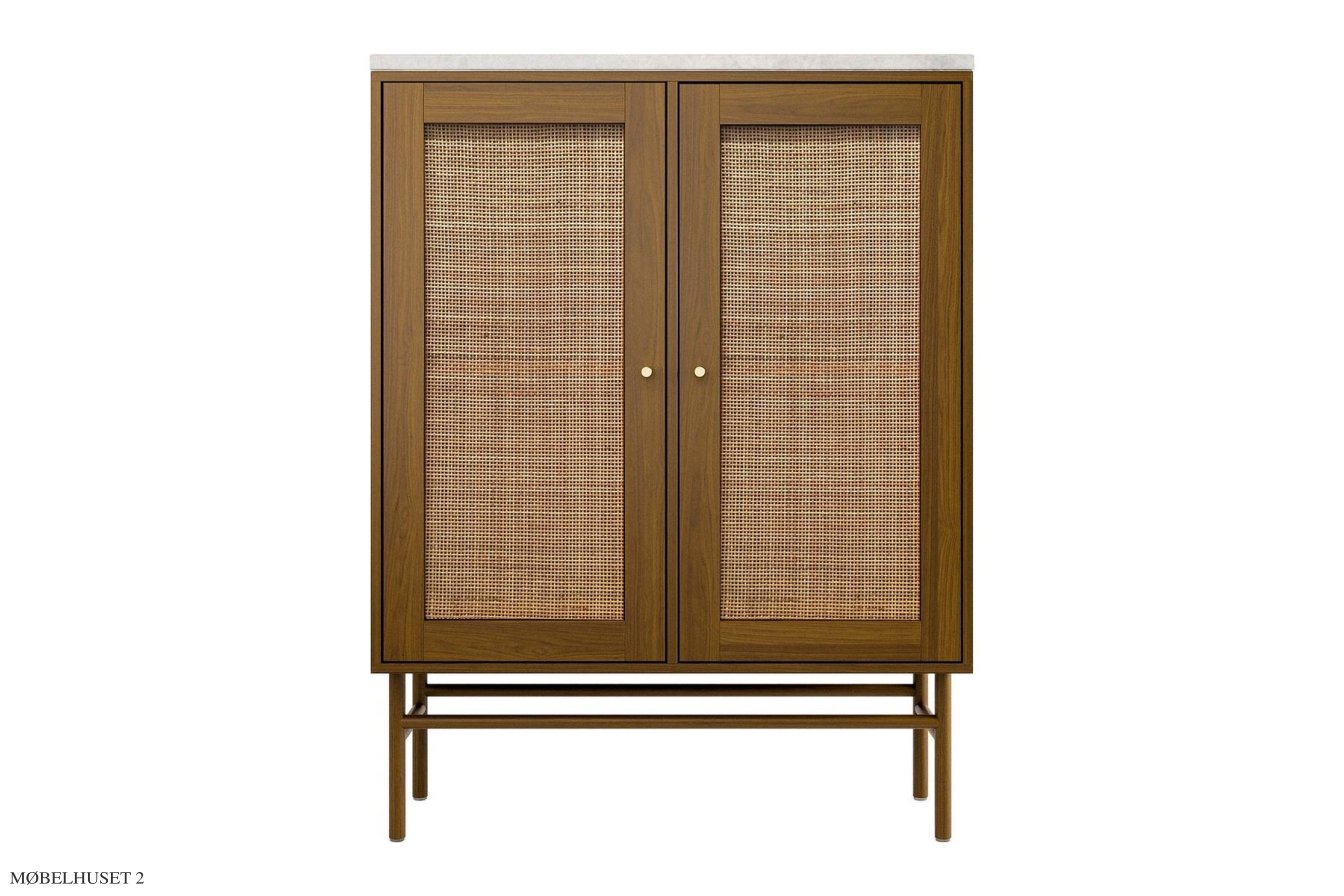 ATBO Konsol lille 90 x 70, 34,5 cm, Valn�d klar olie
